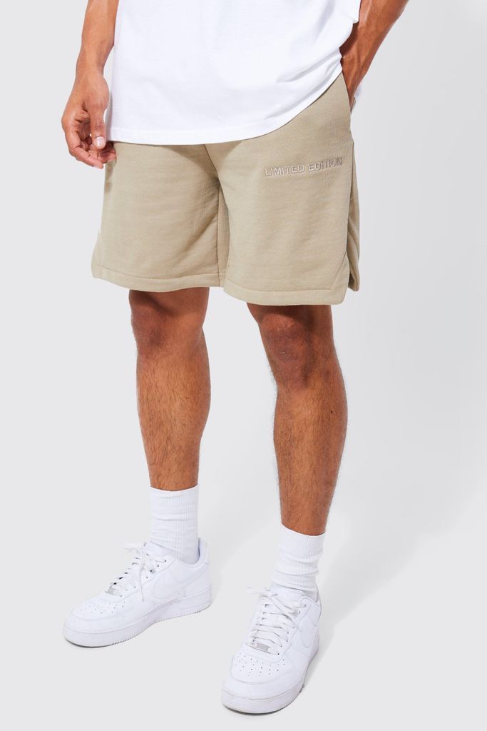 Men's Relaxed Limited Heavyweight Volley Short - Beige - S, Beige