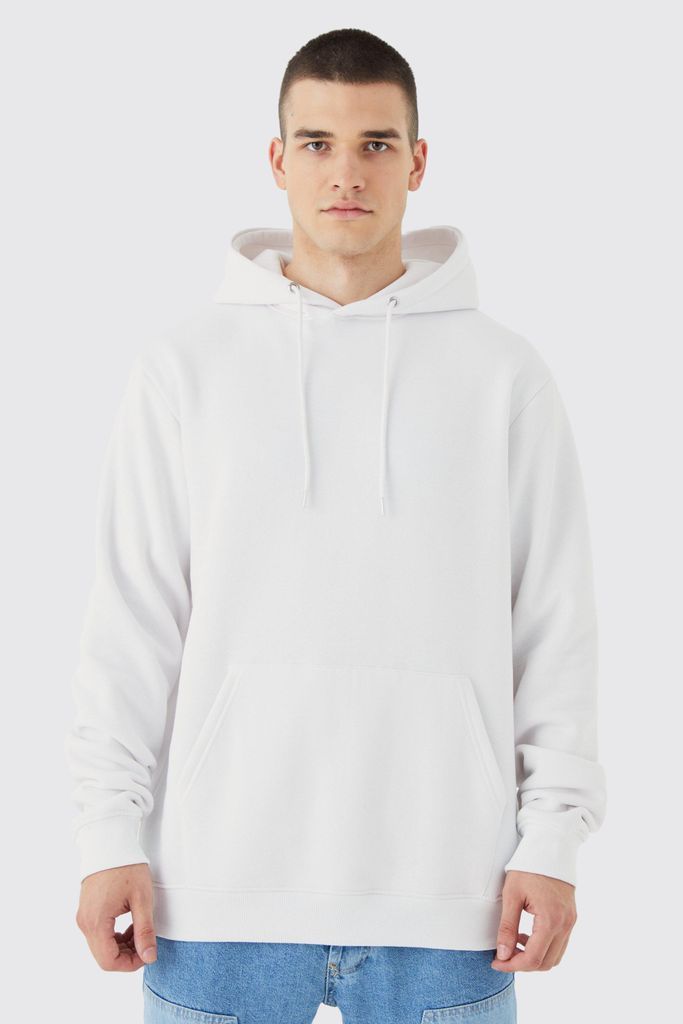 Men's Tall Over Head Core Fit Hoodie - White - S, White