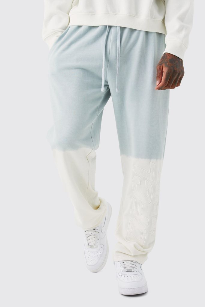 Men's Relaxed Fit Heavywieght Ombre Ofcl Jogger - Cream - S, Cream