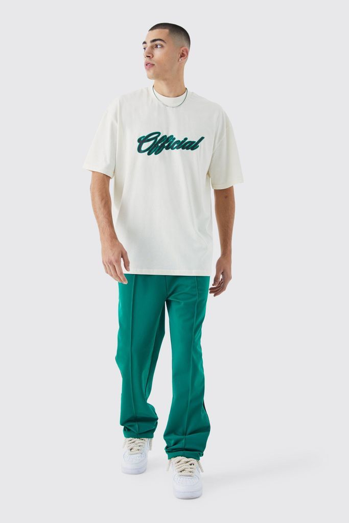 Men's Oversized Official T-Shirt & Jogger Set - Green - S, Green