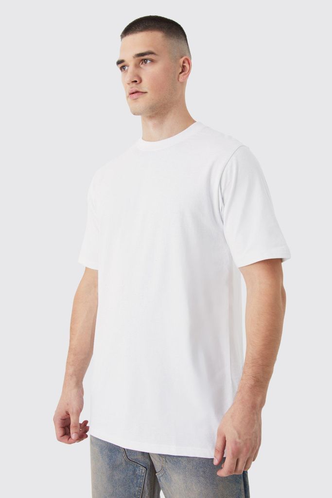 Men's Tall Slim Fit T-Shirt - White - S, White