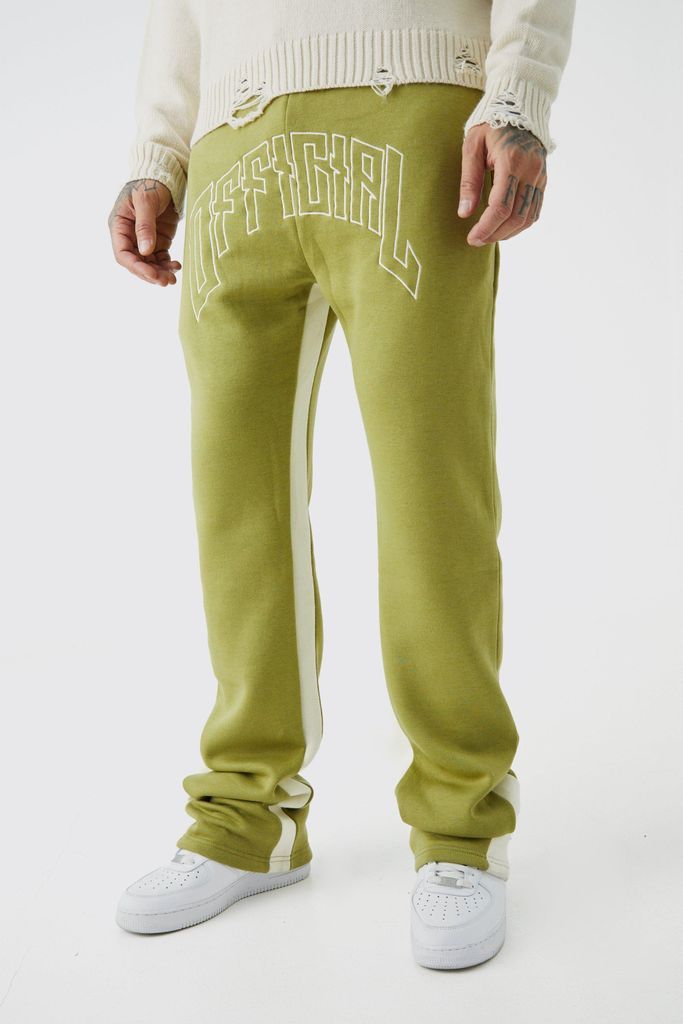 Men's Tall Slim Stacked Official Gusset Jogger - Green - S, Green