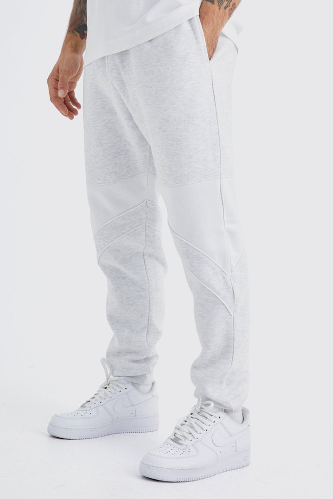 Men's Slim Fit Colour Block Jogger - Grey - S, Grey