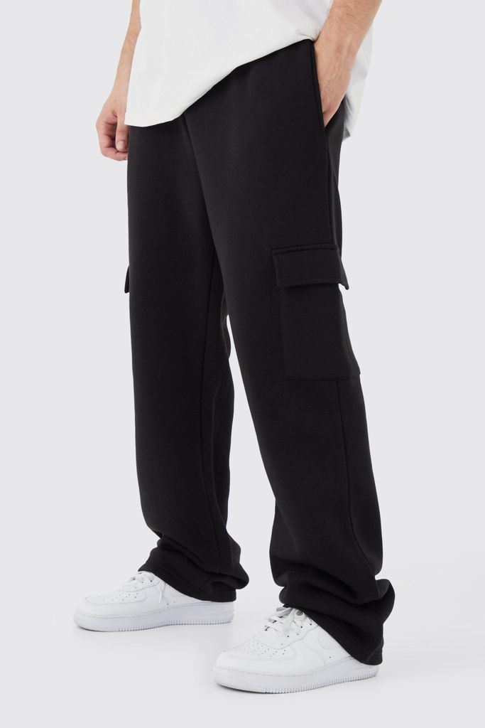 Men's Tall Relaxed Fit Cargo Jogger - Black - S, Black