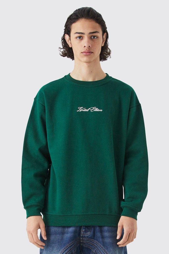 Men's Limited Oversized Sweatshirt - Green - S, Green