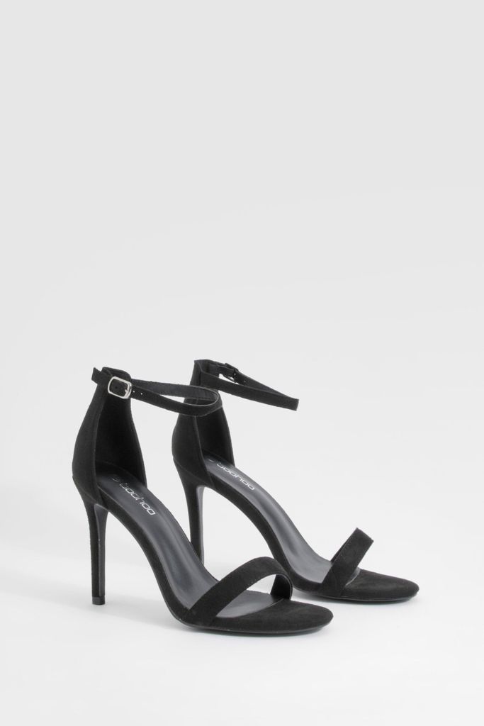 Womens Barely There Basic Heels - Black - 3, Black