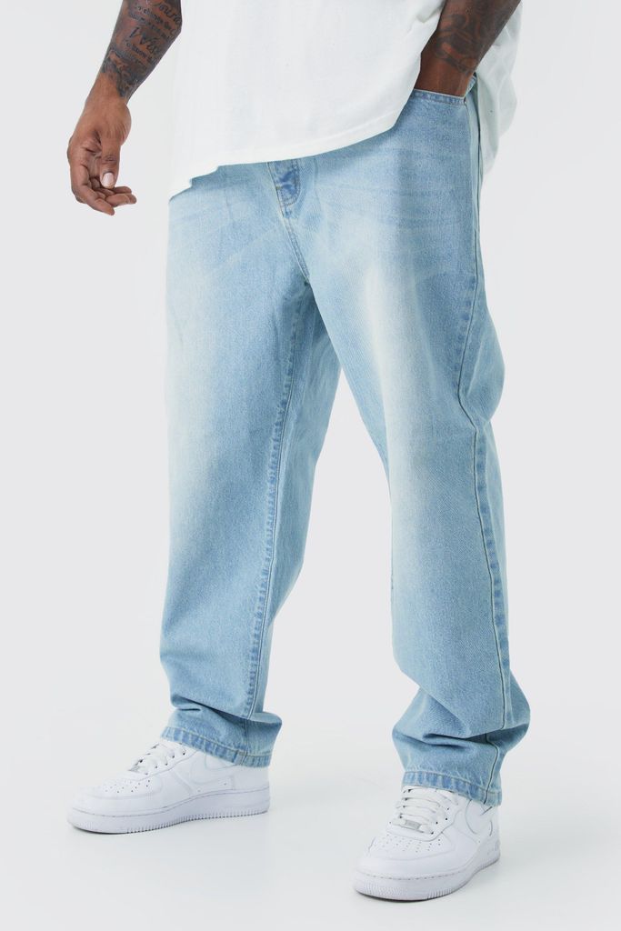 Men's Plus Tapered Fit Jeans - Blue - 38, Blue