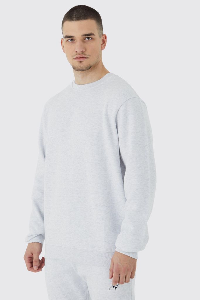 Men's Tall Basic Sweatshirt - Grey - S, Grey