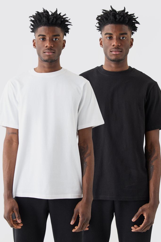 Men's 2 Pack Basic T-Shirt - Multi - S, Multi
