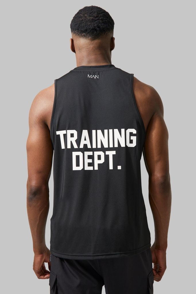 Men's Man Active Training Dept Performance Vest - Black - S, Black