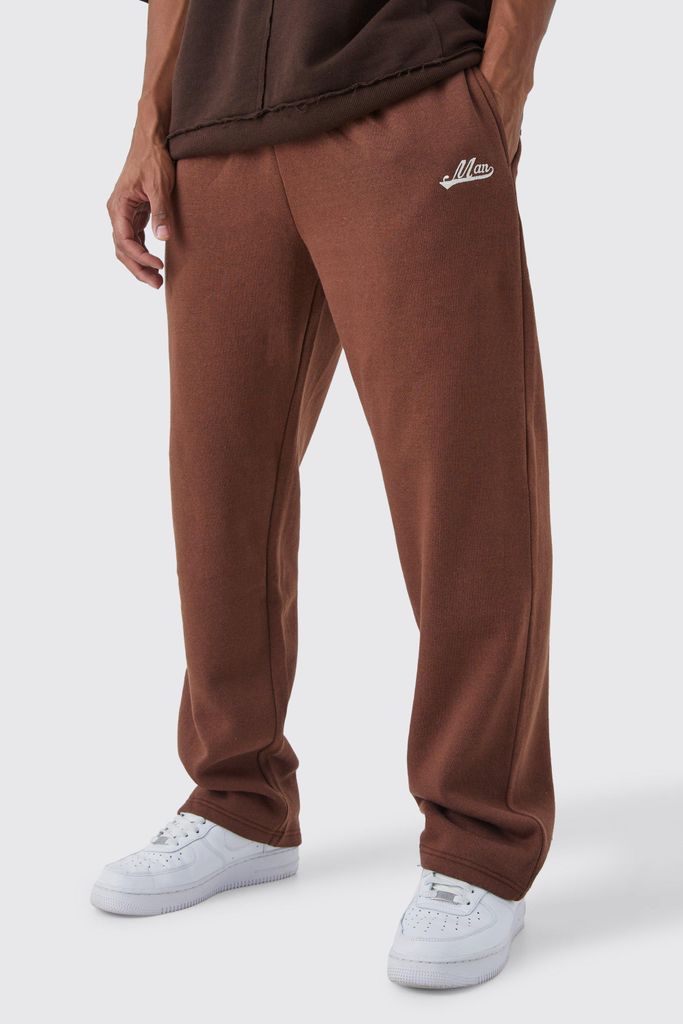 Men's Man Relaxed Fit Jogger - Brown - S, Brown