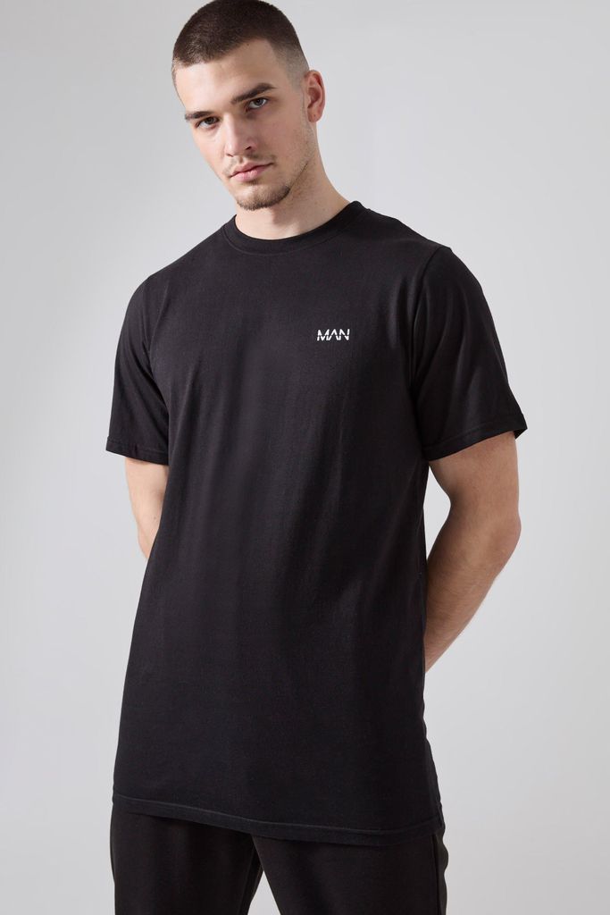 Men's Tall Man Active Gym Basic T-Shirt - Black - S, Black