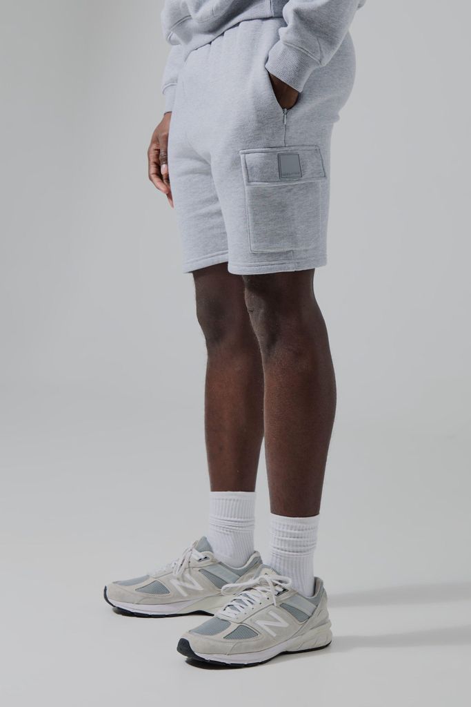 Men's Man Active Cargo Shorts - Grey - S, Grey