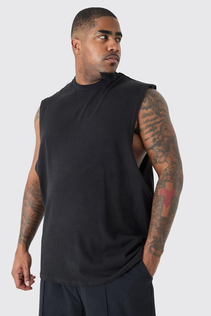 Men's Plus 2 Pack Basic Vest - Multi - Xxxl, Multi
