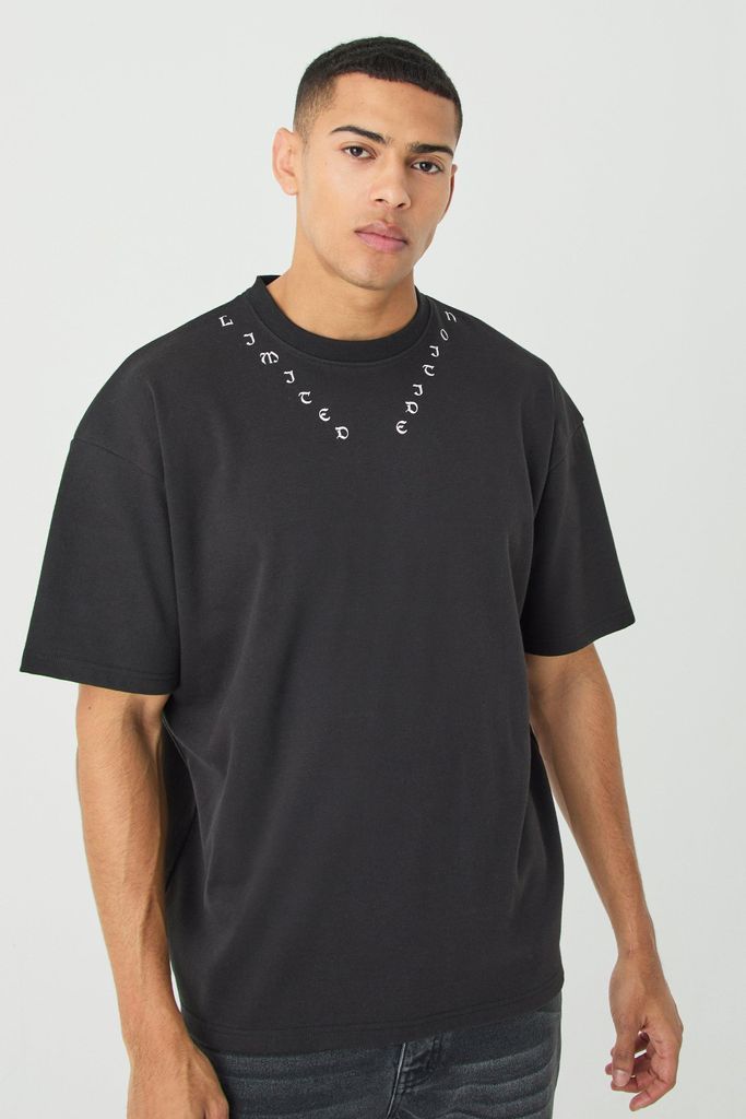 Men's Oversized Interlock Limited Edition T-Shirt - Black - S, Black