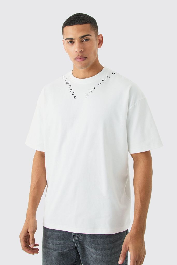 Men's Oversized Interlock Limited Edition T-Shirt - White - S, White