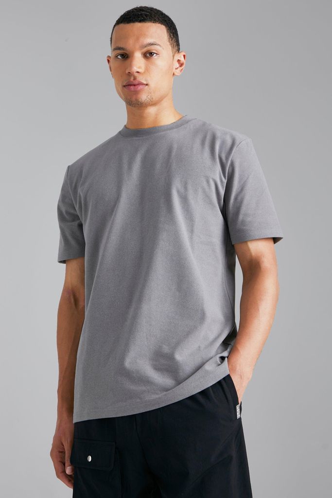 Men's Tall Slim Fit Soft Touch T Shirt - Grey - S, Grey