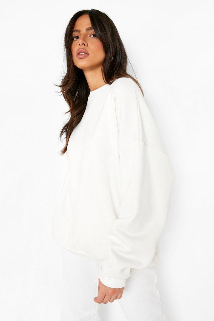 Womens Premium Oversized Sweatshirt - Cream - M, Cream