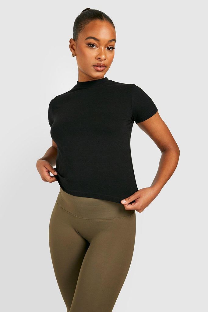 Womens Tall Contour Short Sleeve T-Shirt - Black - 12, Black