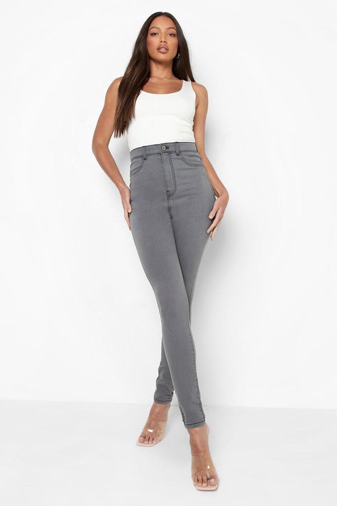 Womens Tall Basic Jegging - Grey - 6, Grey