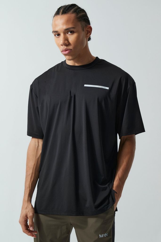Men's Tall Man Active Performance Oversized T Shirt - Black - Xs, Black