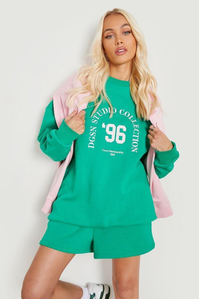Womens Dsgn Studio Collection Jumper Tracksuit - Green - S, Green