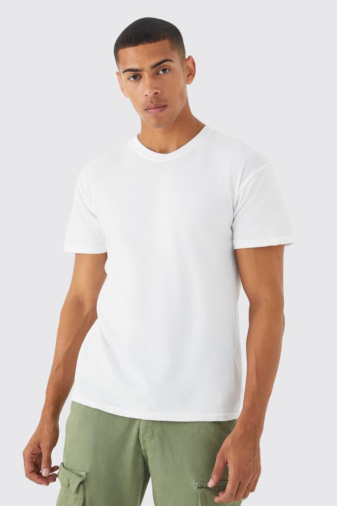 Men's 3 Pack Basic Crew Neck T-Shirt - White - Xs, White
