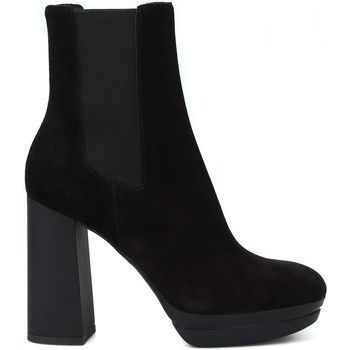 HXW3910AS00BYEB999  women's Low Ankle Boots in Black