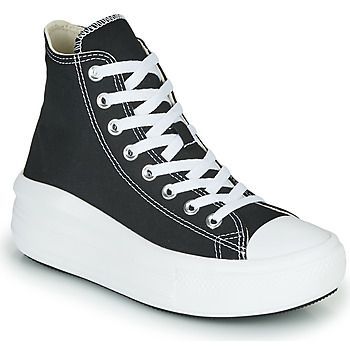Chuck Taylor All Star Move Canvas Color Hi  women's Shoes (High-top Trainers) in Black