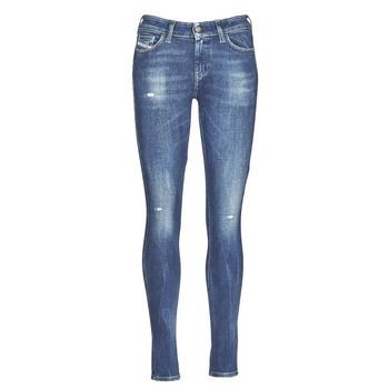 SLANDY  women's Skinny Jeans in Blue. Sizes available:US 27 / 32