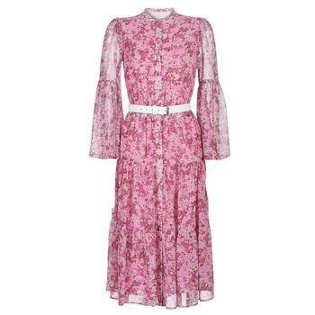 ENCHANTED BLOOM DRESS  women's Long Dress in Pink