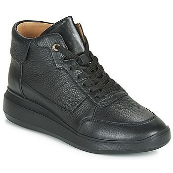 D RUBIDIA  women's Shoes (High-top Trainers) in Black