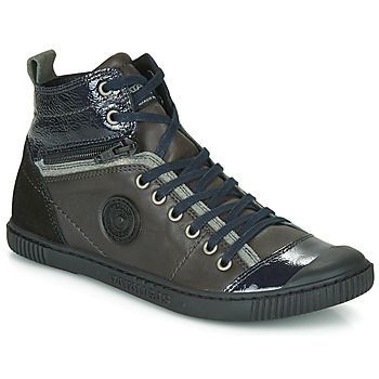 BANJOU  women's Shoes (High-top Trainers) in Grey