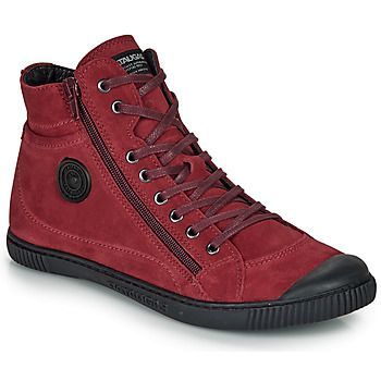 BONO  women's Shoes (High-top Trainers) in Bordeaux