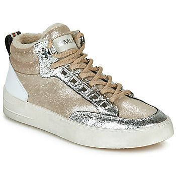 STRA5056  women's Shoes (High-top Trainers) in Gold