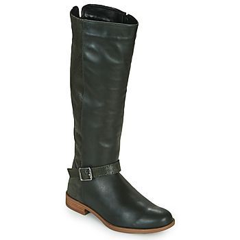 ETERNELLE  women's High Boots in Green. Sizes available:3.5,4,5