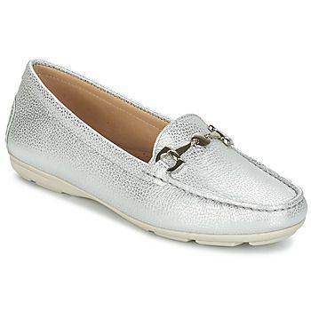 CABRIOLE  women's Loafers / Casual Shoes in Silver. Sizes available:3.5,5,6