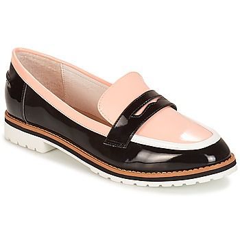 PORTLAND  women's Loafers / Casual Shoes in Pink. Sizes available:3.5