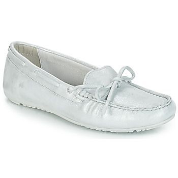 FRIDA  women's Loafers / Casual Shoes in Silver. Sizes available:3.5