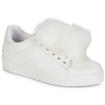 POMPON  women's Shoes (Trainers) in White
