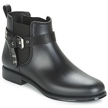 THAMES  women's Mid Boots in Black. Sizes available:7.5