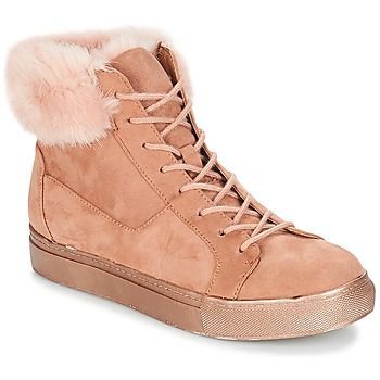 ILDA  women's Shoes (High-top Trainers) in Pink