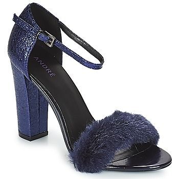 WANDA  women's Sandals in Blue. Sizes available:3.5,5,6