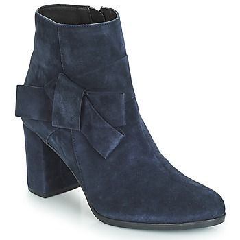 LEONOR  women's Low Ankle Boots in Blue. Sizes available:7.5
