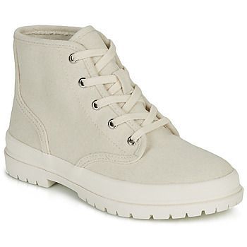 HANDE  women's Shoes (High-top Trainers) in Beige