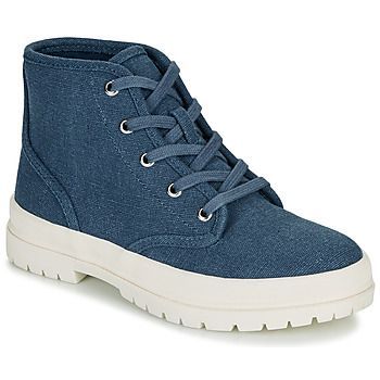 HANDE  women's Shoes (High-top Trainers) in Blue