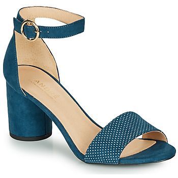 MILENA  women's Sandals in Blue. Sizes available:3.5,4,6.5