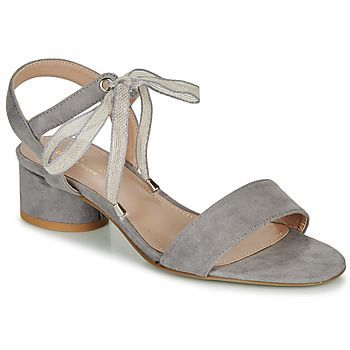 PAULENE  women's Sandals in Grey. Sizes available:4,6.5