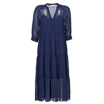 APRIL  women's Long Dress in Blue. Sizes available:XS