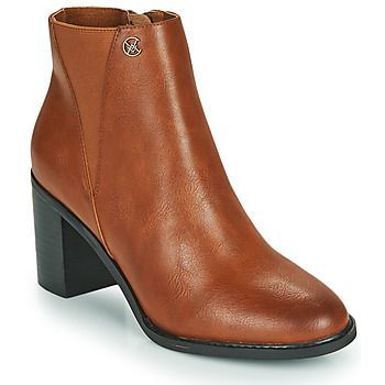 MORENO  women's Low Ankle Boots in Brown. Sizes available:3.5,7.5